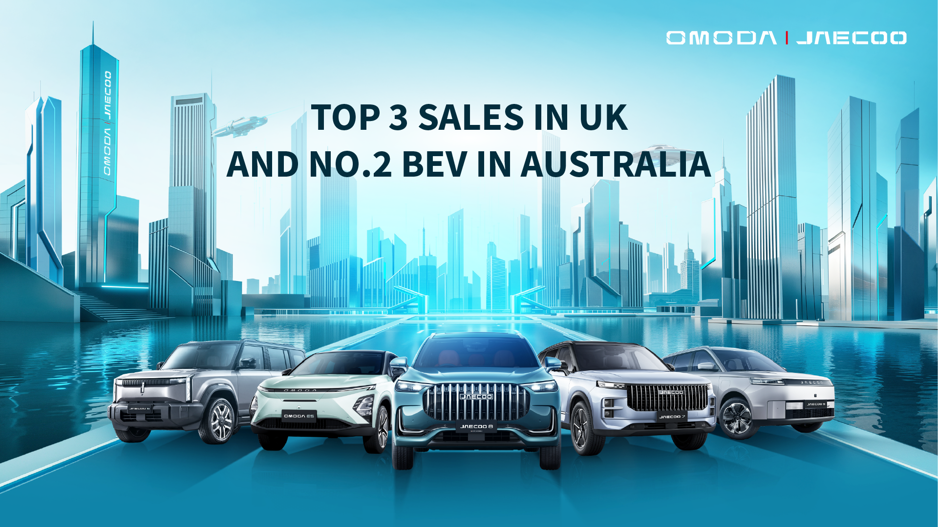 Top Three Sales in the UK and No. 2 BEV in Australia